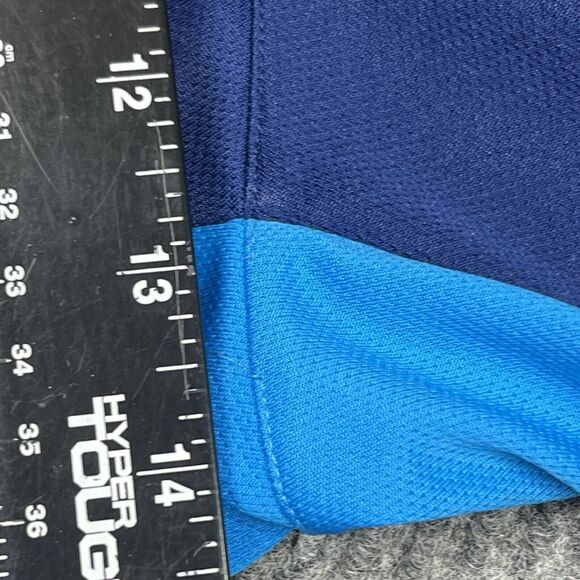 Adidas Shorts Men Large Blue Climalite Athletic Basketball Gym Drawstring - Picture 10 of 14